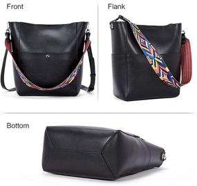 img 2 attached to 👜 BROMEN Designer Handbags & Wallets: Shoulder Crossbody Women's Handbags - Hobo Bags