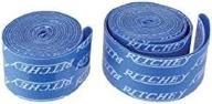 🔵 ritchey blue rim strips, 26x20mm logo