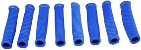 img 4 attached to 🔥 A-Team Performance Spark Plug Wire Boot Heat Shield: High-Temperature Protector Sleeve for Cars and Trucks - Blue, 8 PCS