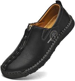 img 4 attached to Shaire Casual Loafers Breathable Comfortable Men's Shoes for Loafers & Slip-Ons