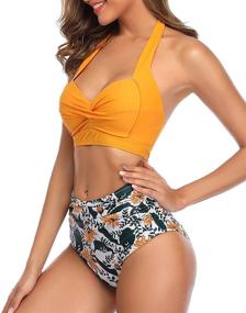 img 1 attached to Stunning Vintage Swimsuit: 👙 Tempt Me Women's Clothing Collection