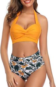 img 3 attached to Stunning Vintage Swimsuit: 👙 Tempt Me Women's Clothing Collection