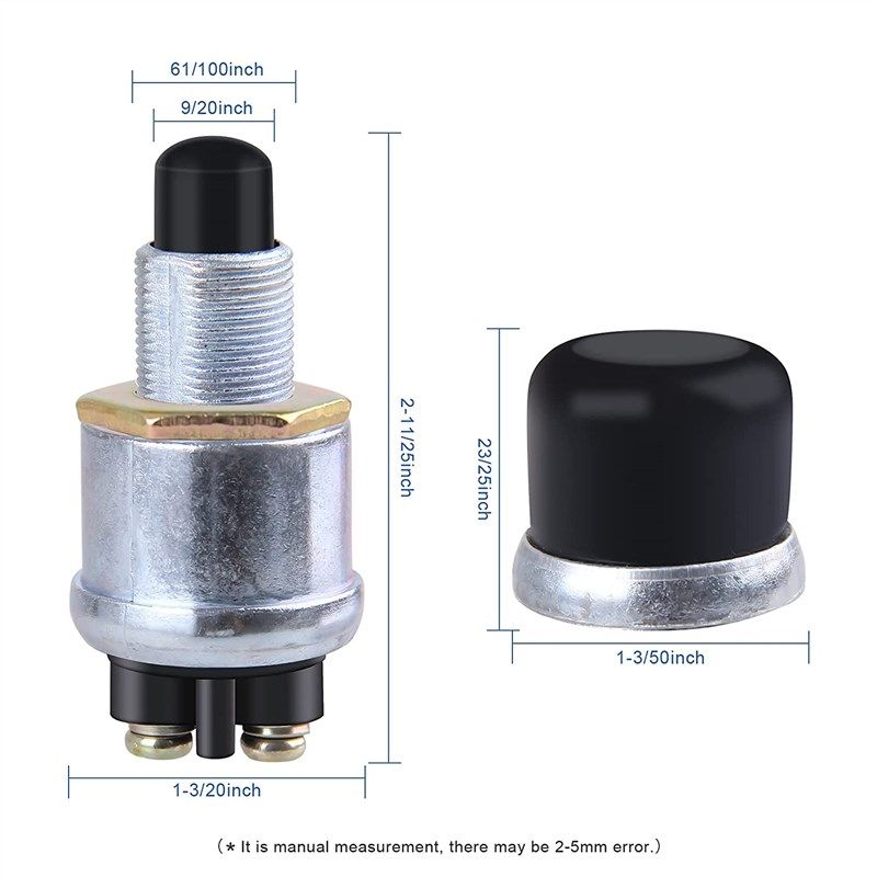 autoparts engine button momentary weatherproof 로고