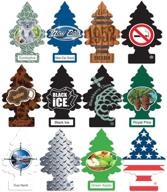🌲 enhance your car's ambiance: little trees car air freshener masculine super variety pack - 12 count logo