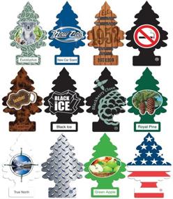 img 4 attached to 🌲 Enhance Your Car's Ambiance: Little Trees Car Air Freshener Masculine Super Variety Pack - 12 Count