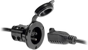 img 1 attached to Minn Kota MKR-21 Freshwater AC Power 🔌 Port Battery Accessory for Marine Use - Black