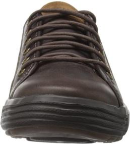 img 3 attached to Skechers Porter Ressen Oxford Chocolate Men's Fashion Sneakers: Stylish & Comfortable Shoes