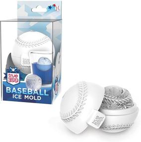 img 4 attached to 🍨 Premium Silicone Ice Sphere Mold - True Zoo Baseball Ice Maker, White - Set of 1 - Dishwasher Safe - Ice Cube Tray - Novelty Ice Mold