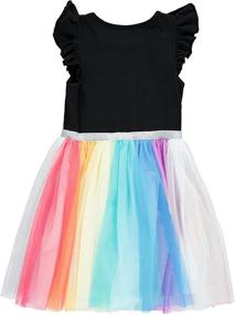 img 1 attached to Siwa Girls Tulle Skirt Dress - Girls' Clothing with Enhanced SEO