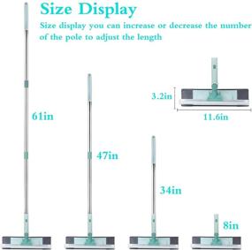 img 1 attached to Squeegee Cleaning Window Removable Extension Multi Use