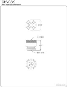 img 2 attached to Оптимизирован для SEO: Вакуумный разрыватель Kingston Brass GHVCBK