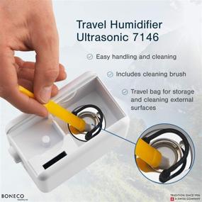 img 2 attached to 🌬️ BONECO - Portable Ultrasonic Travel Humidifier U7146