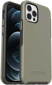 img 4 attached to Enhanced OtterBox Symmetry Series Case for iPhone 12 & iPhone 12 Pro - Earl Grey (VETIVER/Climbing Ivy)