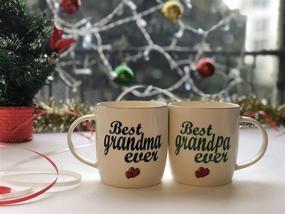 img 3 attached to 👴 Grandparents Triple Gifffted Mugs - Best Ever Grandma and Grandpa Coffee Cups | Gifts From Grandson, Granddaughter, Grandkids, Grandchildren | Perfect for Father's Day, Grandad, Christmas | V1