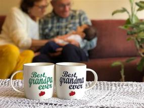 img 1 attached to 👴 Grandparents Triple Gifffted Mugs - Best Ever Grandma and Grandpa Coffee Cups | Gifts From Grandson, Granddaughter, Grandkids, Grandchildren | Perfect for Father's Day, Grandad, Christmas | V1