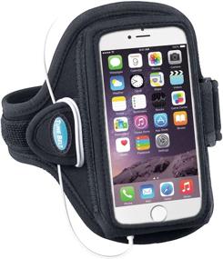 img 3 attached to 📱 Tune Belt AB86.1 Cell Phone Armband Holder for iPhone 12 Mini and SE 2020 - Water Resistant Sport Band for Running and Working Out (Black): Stay Connected and Fit!