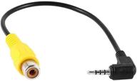 🔌 isaddle rca to 2.5mm av-in cable | car rear view camera to gps adapter cable logo