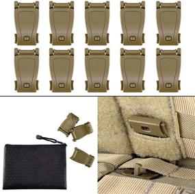 img 4 attached to 🎒 BOOSTEADY Multipurpose MOLLE Clip Tactical Strap Management Tool - Web Dominator Buckle for Tactical Bag and Backpacks