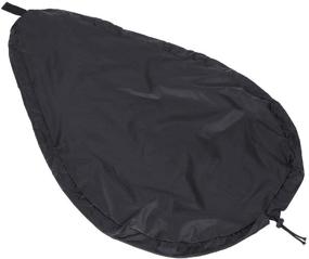 img 4 attached to 🛶 Vbestlife Adjustable Waterproof Kayak Cockpit Cover | Universal Fit Blocking Canoe Cockpit Protector | Black | Size M