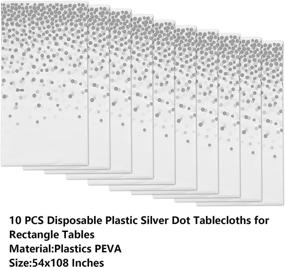 img 3 attached to Скатерти прямоугольные одноразовые прямоугольные Anniversary