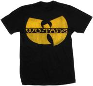 🐝 wu tang clan distressed black t-shirt logo