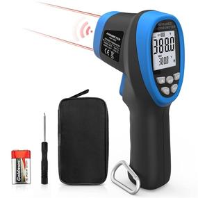 img 4 attached to 🌡️ ANNMETER AN-1500 Digital Infrared Thermometer - Non Contact High Temperature Gun: Infra Pyrometer Temp Gauge for Cooking, Kiln, HVAC -58~2732℉ Handheld IR Laser Reader (Not for Human Temp)