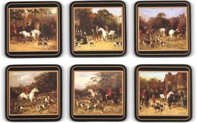 img 4 attached to 🍸 Pimpernel Tally Ho Coasters Set: Stylish and Versatile Drink Coasters for Home Décor