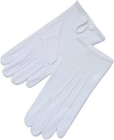 img 2 attached to 🧤 ZaZa Bridal Men's Formal Gloves with Closure - Superior Style and Comfy Fit