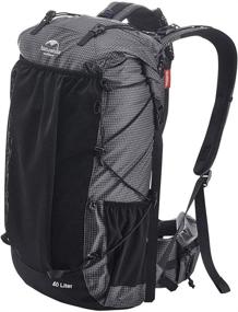 img 4 attached to Naturehike 45L Internal Frame Hiking Backpack - Ideal for Outdoor Camping, Travel, and Backpacking for Men