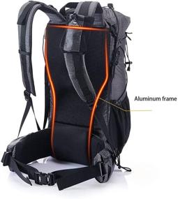 img 3 attached to Naturehike 45L Internal Frame Hiking Backpack - Ideal for Outdoor Camping, Travel, and Backpacking for Men