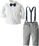 👶 toddlers' boys' clothing with convenient sleeve suspender system logo