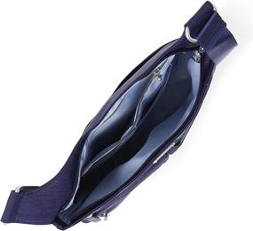 img 2 attached to 👜 Сумка через плечо Baggallini Classic Track Crossbody Wristlet: Отличная комбинация сумок и кошельков для женщин