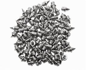 img 2 attached to 🏃 Stainless Steel Track/Cross Country Spikes - ecoSpikes 1/4 inch (6mm) (Bag of 100)