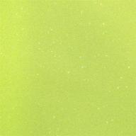 🌟 1 sheet of neon yellow glitter iron-on heat transfer vinyl - 12x20 inches logo