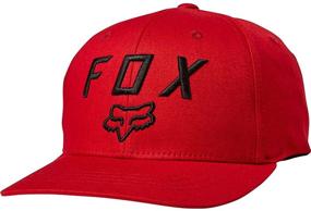 img 1 attached to Fox Mens Curved Snapback Black4 Automotive Enthusiast Merchandise for Apparel