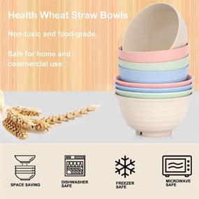 img 2 attached to Durable and Versatile DeeCoo Mixed Unbreakable 🍲 Cereal Bowls: A Perfect Addition to Your Kitchen Ware