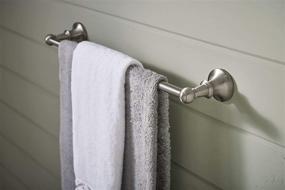 img 1 attached to 🧺 24-Inch Towel Bar, Brushed Nickel Moen DN4424BN Vale