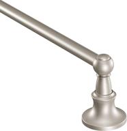 🧺 24-inch towel bar, brushed nickel moen dn4424bn vale logo