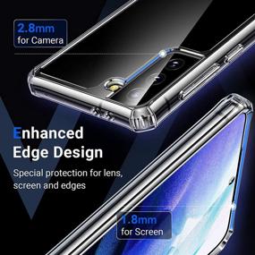 img 1 attached to 📱 VANMASS Samsung Galaxy S21+ Plus 5G Case 6.7" - Durable Anti-Drop Protection | Crystal Clear Material | Slim Cover Compatible with Samsung S21 Plus | CrystalFort Series