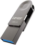 💾 lexar 128gb флеш-накопитель usb 3.2 gen 1, двойной накопитель с usb a и usb c/type c, скорость чтения 100 мб/с, поворотный дизайн для пальца, флеш-накопитель, подходящий для usb 3.0/2.0, флеш-накопитель для смартфона/планшета/ноутбука/пк. логотип