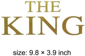 img 3 attached to ❤️ Iron-On Stickers for Couples: The King and His Queen Patch Set - DIY Gold T-Shirt, Sweater, Thermal Transfer Paper Patches for Clothing - Perfect Valentine's Day Gifts (2 PCS)