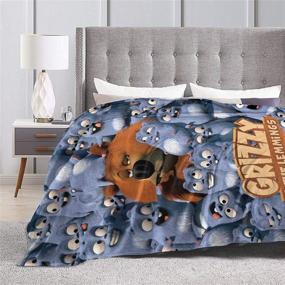img 1 attached to Lemmings Blankets Lightweight All Season Microfiber Bedding