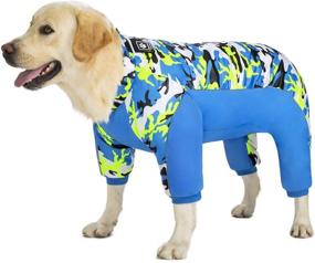 img 3 attached to Miaododo Waterproof Dog Coat: Warm Winter Apparel for Large Dogs with Fleece Lining, Full Belly Coverage