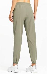img 3 attached to Libin Women's Lightweight Joggers Pants: Stay Dry & Stylish with Quick-Dry Running and Hiking Pants featuring Zipper Pockets!