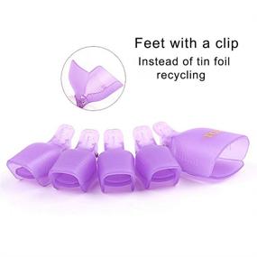 img 2 attached to Remover Cleaner Reusable Toenail Acrylic
