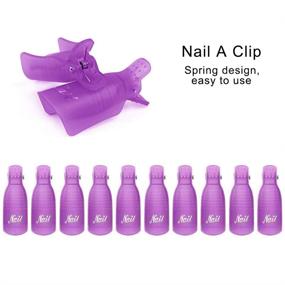 img 1 attached to Remover Cleaner Reusable Toenail Acrylic