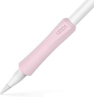 👌 uppercase designs nimblegrip premium silicone ergonomic grip holder - dual sided design, compatible with apple pencil 1st gen and 2nd gen (1 pack, pink) logo