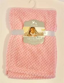 img 1 attached to 🎀 Soft & Shimmery Pink Adirondack Baby Blanket: Premium Comfort for Your Little One