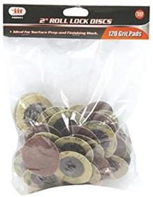 img 3 attached to 🪓 IIT 82041 120 Grit Roll Lock Style Sanding Disc, 50-Piece: Premium Abrasive Discs for Effortless Sanding