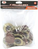 🪓 iit 82041 120 grit roll lock style sanding disc, 50-piece: premium abrasive discs for effortless sanding logo